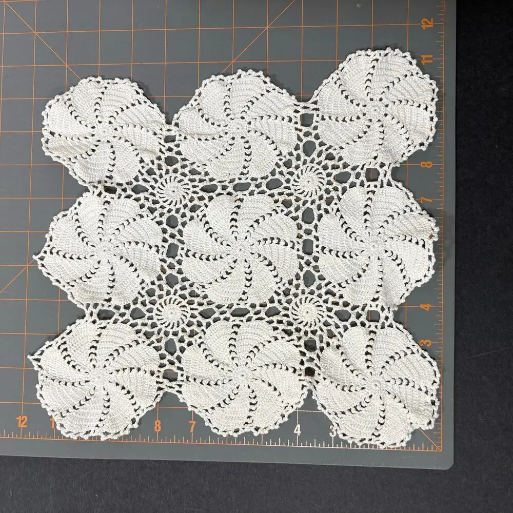 Vintage white doily